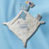 Ours MOTS D'ENFANTS doudou cape bleue "mon papa OURS"