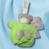 Ours KALOO doudou boule Plume vert PM