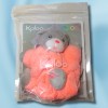 Ours KALOO doudou boule Néon Plume orange PM