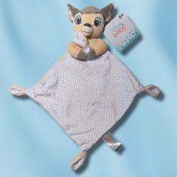 Bambi DISNEY Nicotoy doudou carré plat