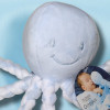 Poulpe NATTOU doudou bleu