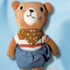 Ours BOUT'CHOU (Monoprix) doudou peluche jupe jean