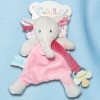 éléphant BABY NAT' doudou rose