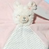 Lama NOUKIE'S doudou Sacha carré plat rose