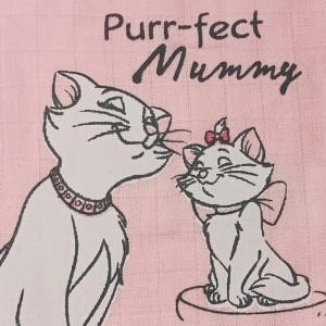 Marie Les Aristochats DISNEY Baby doudou lange Purr-fect Mummy