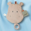 Hippopotame NATTOU doudou plat rose