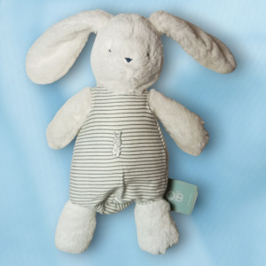 Lapin OKAÏDI OBAÏBI doudou peluche blanc
