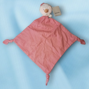 Pingouin NATTOU doudou plat rose