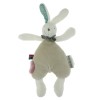 Lapin MOULIN ROTY doudou blanc et beige