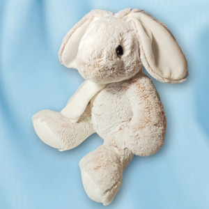 Lapin LASCAR doudou peluche beige