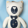 Ours PREMAMAN blanc et marine