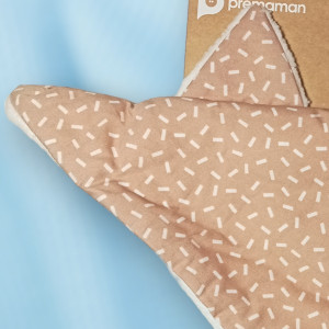 Doudou PREMAMAN marron et blanc