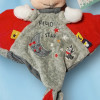Minnie DISNEY Baby doudou gris et rouge HELLO STAR