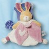 Lapin BABY NAT "les lumilunes" rose luminescent