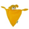Chien BLEDINA doudou plat triangle jaune