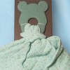 Souris NATTOU doudou anneau dentition vert menthe
