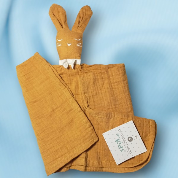 Lapin ATMOSPHERA doudou lange orange