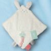 Lapin OKAÏDI OBAÏBI doudou blanc et rose