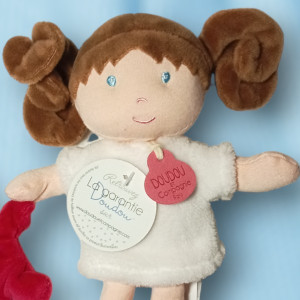 Poupée DOUDOU ET COMPAGNIE Les Demoiselles Melle Blanche 19 cm
