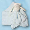 Lapin GEMO doudou plat bleu