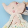 Éléphant MOTS D'ENFANTS doudou cape "Mon jardin d'été"
