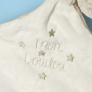 Ours TEX BABY Carrefour beige "Mon Doudou"