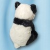 Panda KEELECO peluche  noire et blanche