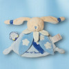 Lapin DOUDOU ET COMPAGNIE luminescent bleu