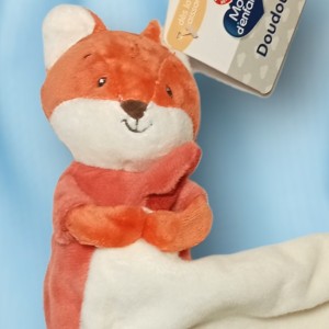 Renard MOTS D'ENFANTS doudou "Mon petit renardeau"