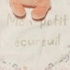 Écureuil MOTS D'ENFANTS doudou cape