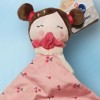 Poupée MOTS D'ENFANTS doudou plat rose Ma Cueillette de l'été
