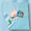 Cochon PEPPA PIG doudou plat bleu