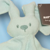 Lapin NATTOU collection "Lapidou" carré plat menthe