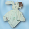 Lapin NATTOU collection "Lapidou" carré plat menthe