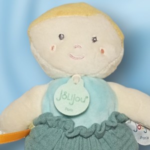 Poupée JOLIJOU short bleu vert