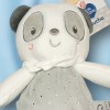 Panda MOTS D'ENFANTS doudou gris et blanc