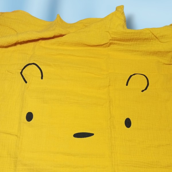 Ours VERTBAUDET doudou en lange jaune