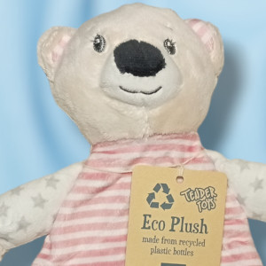 Ours TENDERTOYS rose et blanc