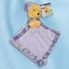 Winnie DISNEY NICOTOY (Gémo, Kiabi) sos doudou carré plat violet Brille dans la nuit