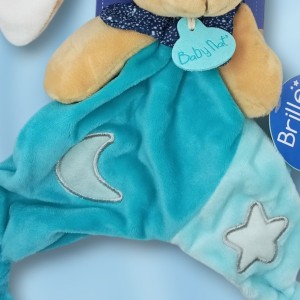 Lapin BABY NAT luminescent bleu