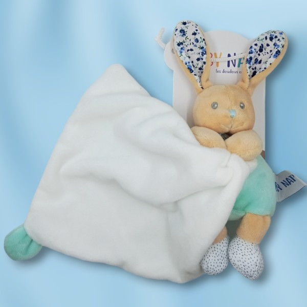 Lapin BABY NAT Poupi bleu