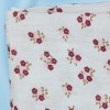 Lange OKAÏDI OBAÏBI doudou blanc motifs fleurs